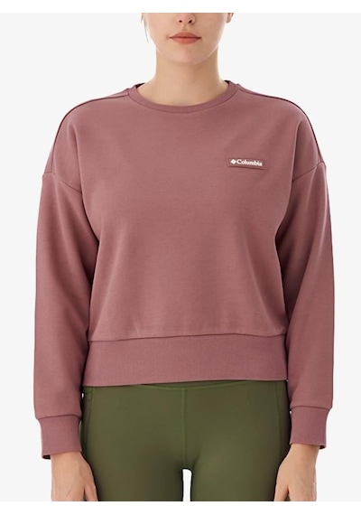Columbia Cs0404 Csc W Marble Canyon Crop Sweatshirt Kadın Sweatshirt 1 Çok Renkli