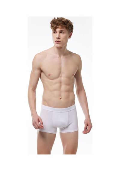Malabadi Erkek Beyaz Modal Kısa Boxer 011 Beyaz