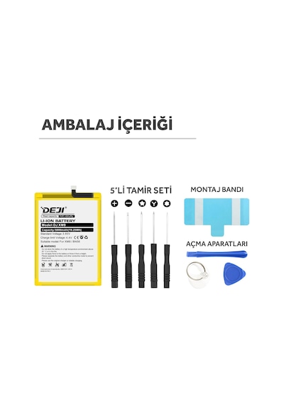 Xiaomi Redmi A1 Plus / 9A / Redmi 9C / Poco M2/M2 Pro Batarya Mucize Batarya Deji BN56﻿﻿