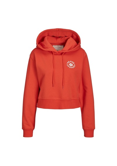 Jjxx Kapüşonlu Rahat Kesim Turuncu Kadın Sweatshirt 12241834 001