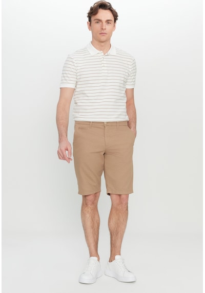 AC&Co / Altınyıldız Classics Erkek Vızon Slim Fit Dar Kesim Yan Cepli Gofre Desenli Şort Vizon AC&Co / Altınyıldız Classics Erkek Vızon Slim Fit Dar Kesim Yan Cepli Gofre Desenli Şort Vizon