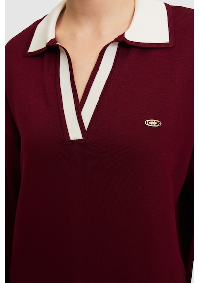 U.s. Polo Assn. Kadın Bordo Elbise Triko 50314769-vr014