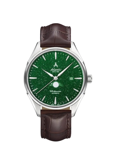 Atlantic Worldmaster Moonphase Green Aventurine 52783.41.71 Otomatik Erkek Kol Saati Metalik Gri