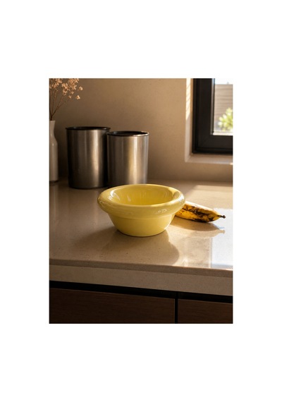 Seramik Donut Bowl Kahvaltılık Tatlı Salata Kase Sarı - 828755007 Sarı