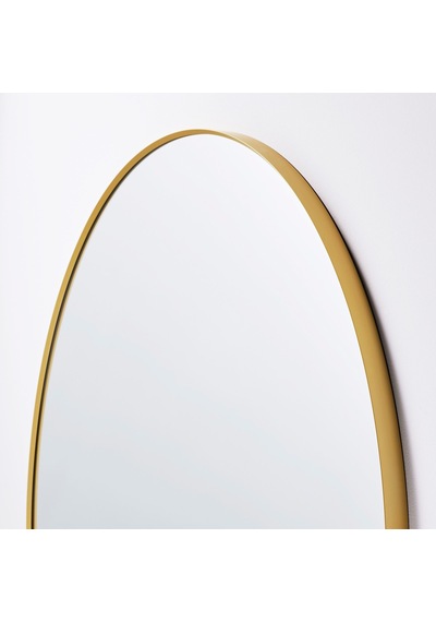 Ikea Lindbyn Yuvarlak Ayna 50 Cm Altın