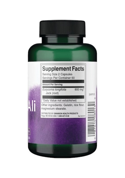 Swanson Tongkat Ali 400 Mg 120 Capsules