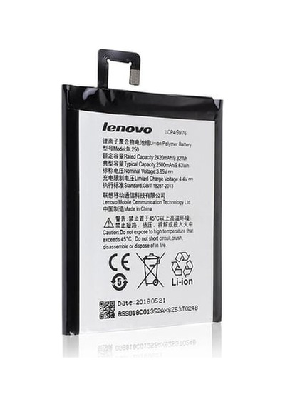 Lenovo Vibe S1 İle Uyumlu A+ Kalite Pil Batarya Bl250