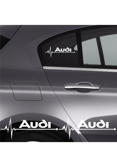 Audi E-tron İçin Uyumlu Aksesuar Oto Ritim Sticker 2 Adet 20 9 Cm