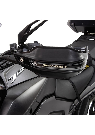 GP Kompozit Bajaj Dominar 250/400 2017-2022 Uyumlu Plastik Elcik Koruma Siyah