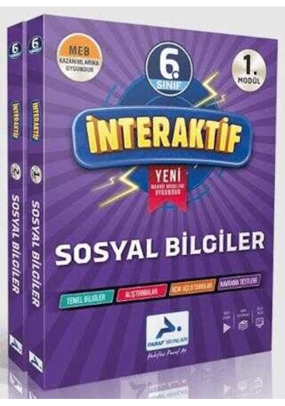 Paraf 6. Sınıf İnteraktif Sosyal Bilgiler Soru Kütüphanesi
