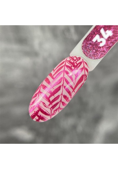 Stamping Oje "tramp Stamp" 34 Fuşya Parlak 8 Ml