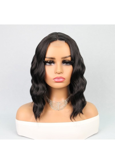Siyah Küt Tül Peruk - Rxlu-582426 Renkli