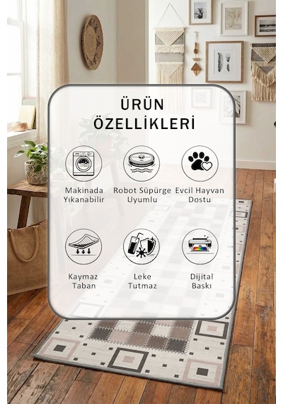 Eko Vizon Yıkanabilir Yolluk