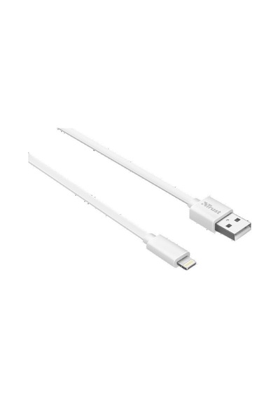 Trust 20345 Flat Lightning Kablo 1 M Beyaz