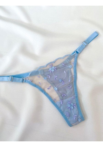La Linaa Flora Buz Mavisi Kadın Bralet Takım-buz Mavisi Buz Mavi