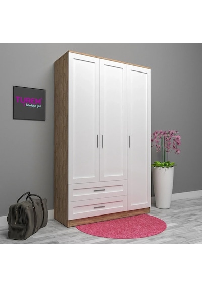Country Gardırop Mdf Antrasit