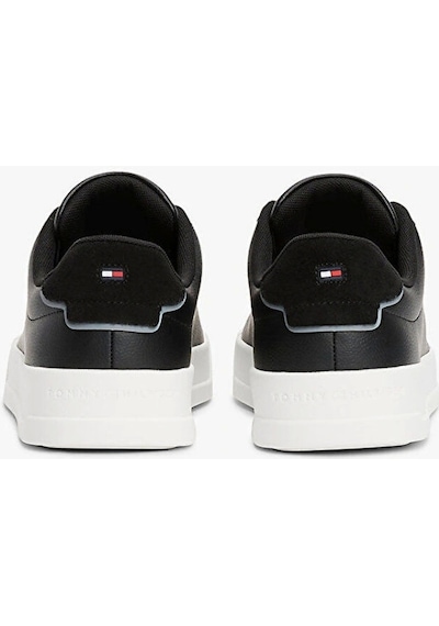 Tommy Hilfiger Th Court Lth Detaıl Ess Siyah