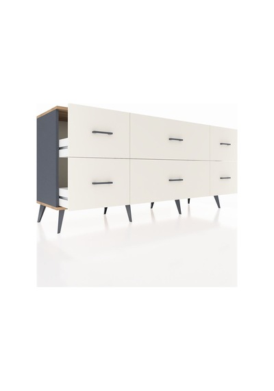 Hyperion Konsol 6 Çekmeceli 176x44x83 Antrasit-antrasit/aytaşı Antrasit/aytaşı Hyperion Konsol 6 Çekmeceli 176x44x83 Antrasit-antrasit/aytaşı Antrasit/aytaşı