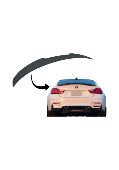 Bmw F36 M4 Bagaj Üstü Spoiler Pianoblack 2014 / 2018