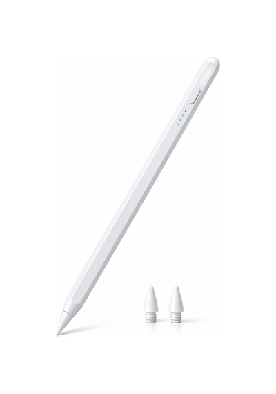 Viso Pen Stpvs-001 Kapasitif Dokunmatik Kalem, Tablet Ve Telefon Uyumlu, Usb-c Şarjlı, 2 Yedek Uçlu Beyaz