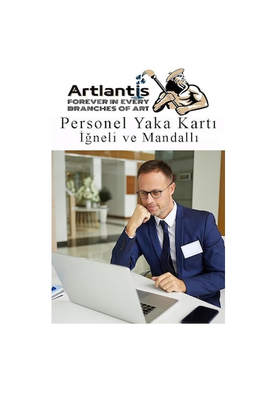 Personel Şeffaf Yaka Kartı İğneli Ve Mandallı 1 Adet Pvc Yaka Kartlığı Kimlik Korumalı Büro Ofis Okul