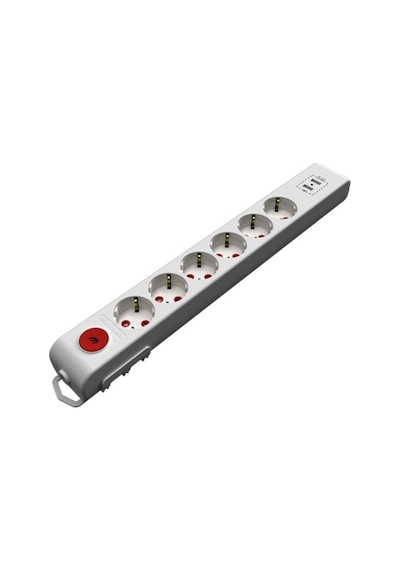 - Rı-tech Altılı Usb Anaht. Top.lı Grup Priz Ç.k. Klemensli