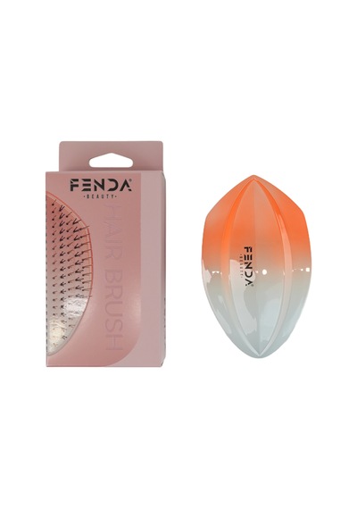 Fenda Profesyonel 4 Pinli Oval Turuncu Saç Fırçası Fndfpro00002or