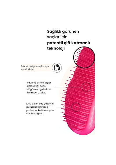 Tangle Teezer The Original Pink Fizz Pembe Saç Fırçası