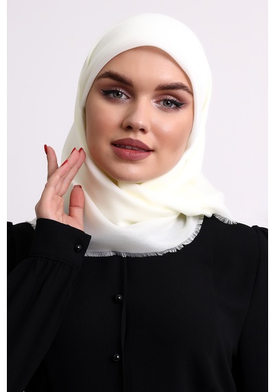 Pamuklu Pano Düz Desensiz Örtü Krem