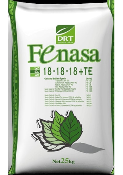 Çim Gübresi Fenasa 18-18-18+te 4 Kg