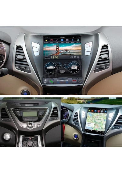 Hyundai Elantra 2k Görüntü Kaliteli Tesla 9.7 Inch Multimedya Sistemi 4+64 Clarion 2011-2013 9"