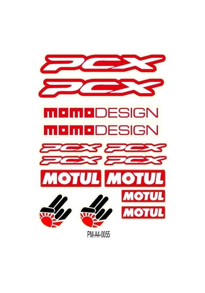 Pcx Uyumlu A4 Çoklu Sticker Seti 04 Diğer