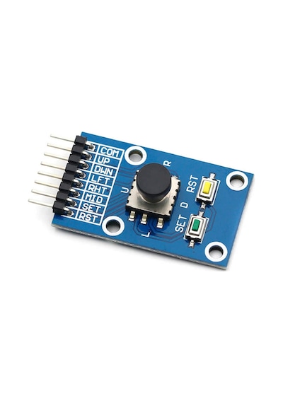 Alkatronik-Navigasyon Joystick Modülü 4 Yön 3 Kullanıcı Butonu Kumanda Kol