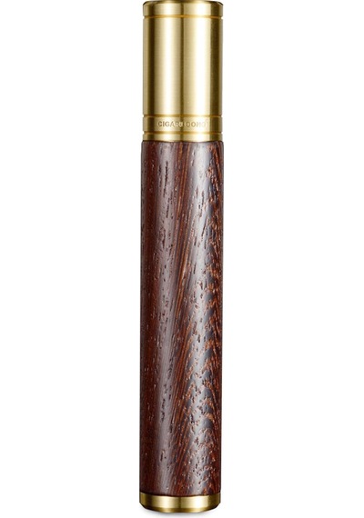 Cigarloong Ahşap Metal Puro Kılıfı Tekli Gold 60 Ring