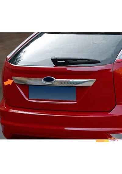 Ford Focus 2 HB Uyumlu 2008-2011 Krom Bagaj Çıtası Paslanmaz Çelik