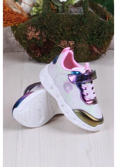 Fort Cool Yuki Rahat Hafif Sneaker Işıklı Kız Çocuk Ayakkabı Mor