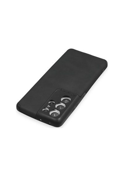 Galaxy S21 Ultra Kılıf Loop Deri Silikon - Siyah Renk