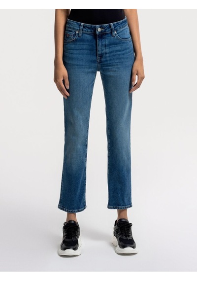 LOFT Mom Slim Fit Kadın Pantolon Lf2036263 Q1.v1 Denim