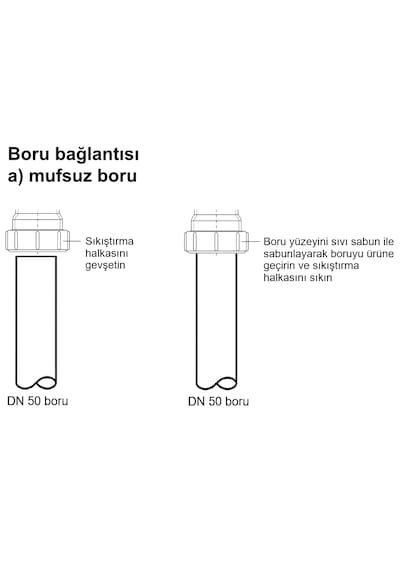 Banyo Mutfak Klima Evye Gideri Sifonu Kötü Koku Önleyici Aparat
