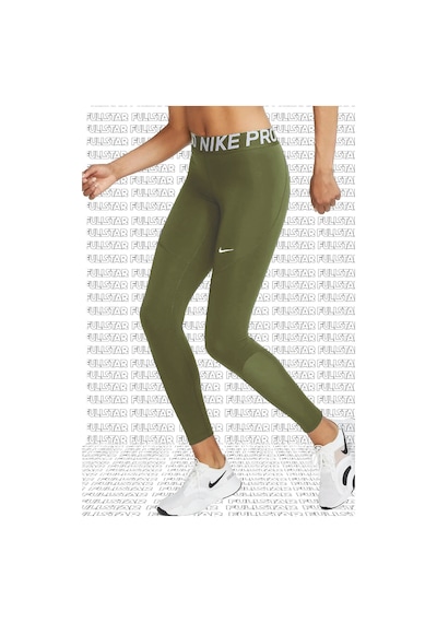 Nike Pro Tigh Fit Full Length Leggings Toparlayıcı Tam Boy Tayt Haki Kahverengi Haki