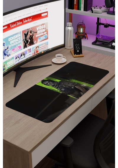 Call Of Duty Kaymaz Dikişli Kauçuk Oyuncu Mousepad V4 - 70x30 Xl Gaming Mouse Pad Fare Altlığı