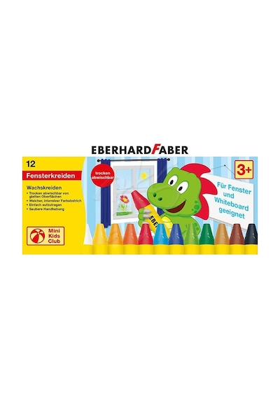 Eberhard Faber Wax Crayons Cama Yazan Pastel Boya 12Li 524112