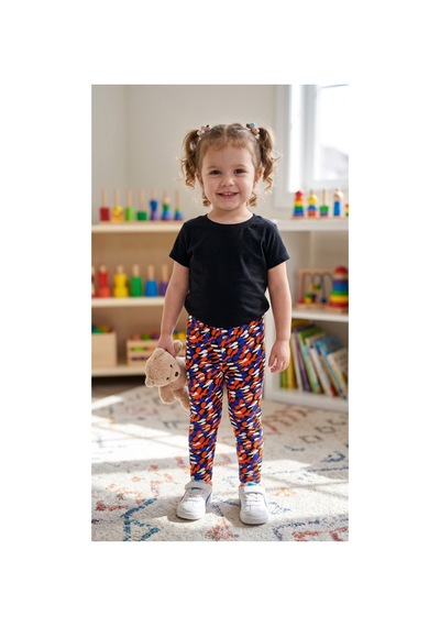 Fuar Baby Pamuklu Esnek Bebek Ve Çocuk Taytı - 1 Yaş - 6 Yaş Çok Renkli