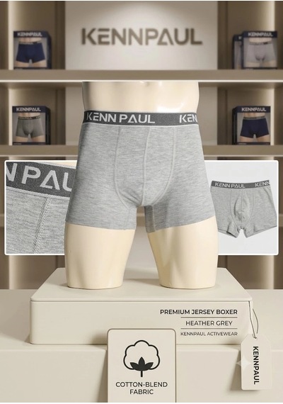 Kenn Paul Kennpaul Likralı Erkek Boxer Siyah