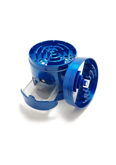 Çekmeceli 60 MM Mavi Grinder Herbal Parçalayıcı  Pz38mv