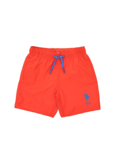 U.s. Polo Assn. Erkek Çocuk Kırmızı Deniz Şortu 50304092-vr213 Rısk Red