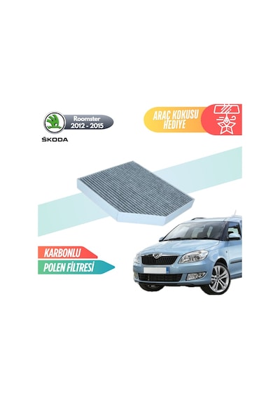 Skoda Roomster 2012-2015 Model Karbonlu Polen Klima Filtresi