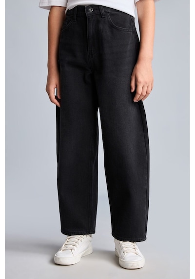 Defacto Barrel Fit Düz Paça Rahat Kesim Jean Pantolon Erkek Çocuk H2198a826wnnm40 Siyah-nm40 Defacto Barrel Fit Düz Paça Rahat Kesim Jean Pantolon Erkek Çocuk H2198a826wnnm40 Siyah-nm40