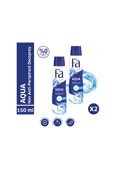 Fa Aqua 48H Kadın Sprey Deodorant 2 x 150 ML
