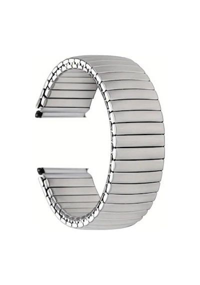 Yaylı Çelik Paslanmaz Metal Silver Saat Kordonu Kayışı 20mm Diğer